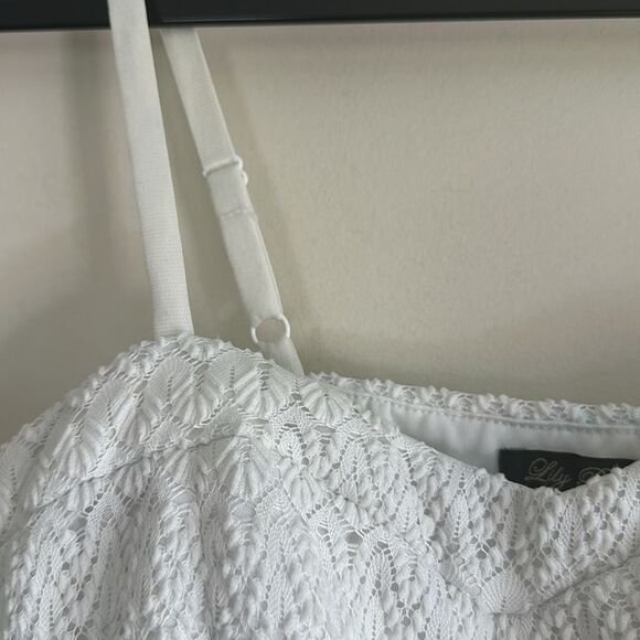 Lily Rose Floral Spaghetti Strap Maxi Dress Size M - Picture 7 of 7